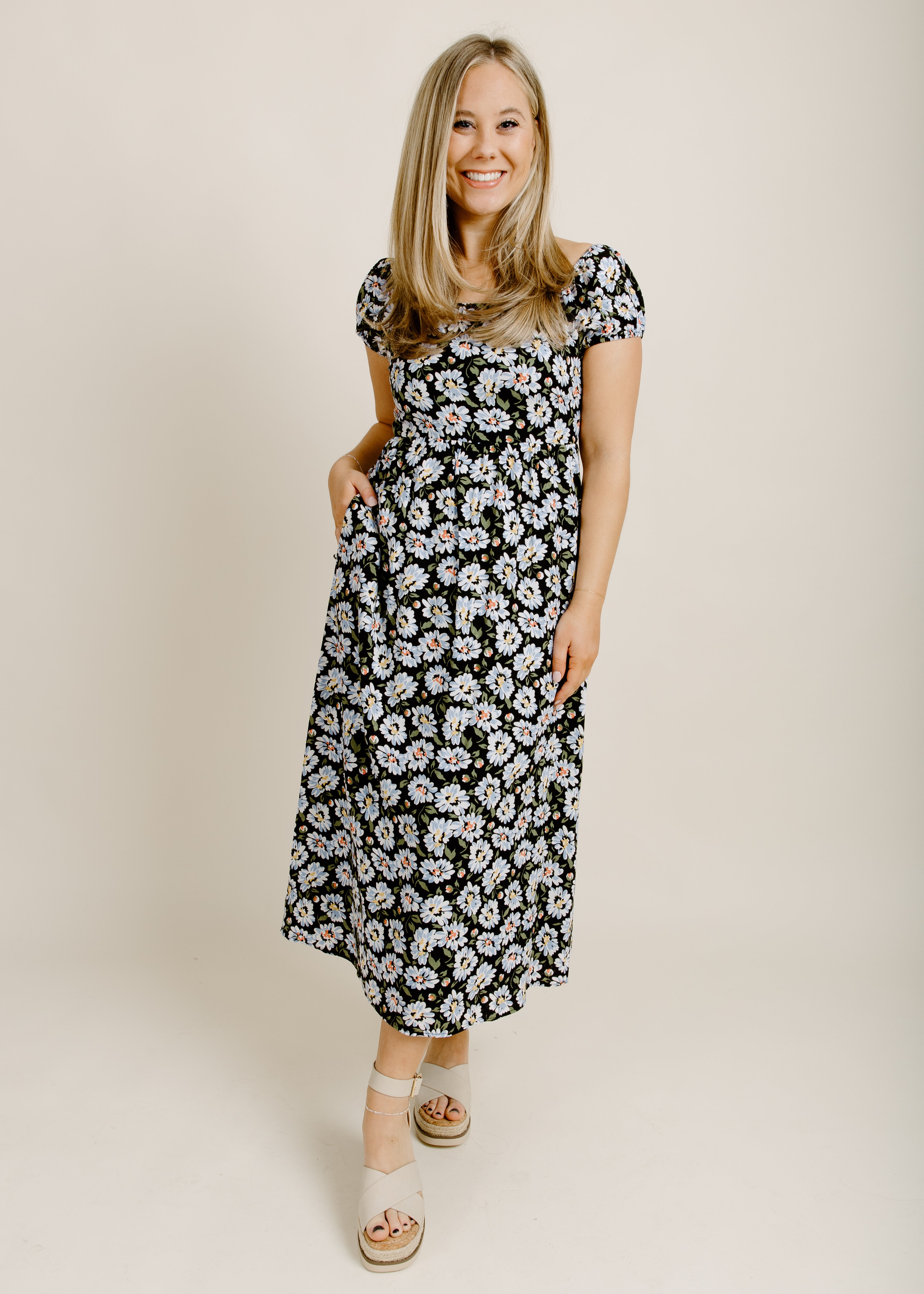 Across The Pond Midi Dress