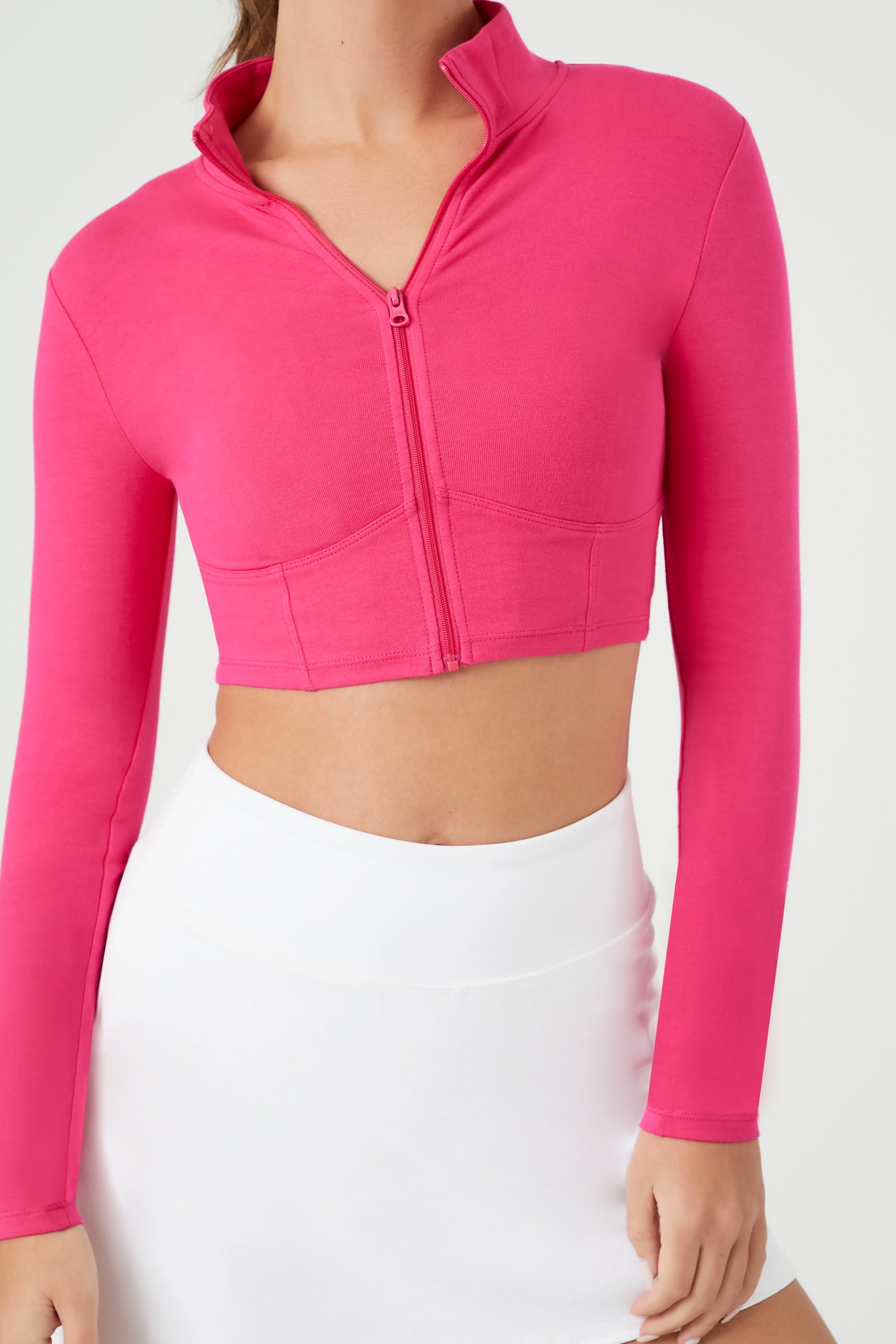 Active Cropped Corset Jacket