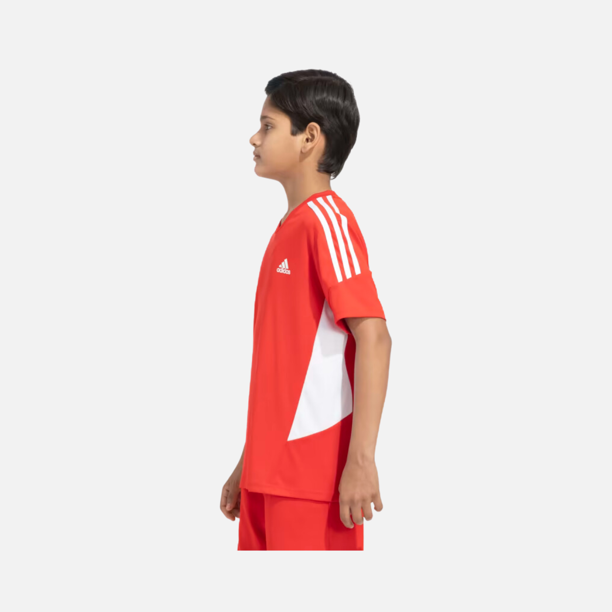 Adidas Boy Reg CB 3S Kids T-shirt (8-16 Year) -Better Scarlet