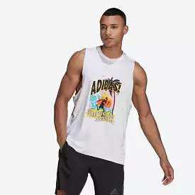 adidas Mens Break The Norm Cutoff Running T-Shirt Vest