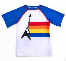 Appaman Short Sleeve Rash Guard - Royal Blue