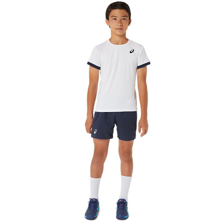 Asics Boys T-Shirt Tennis SS Top Jongens Wit