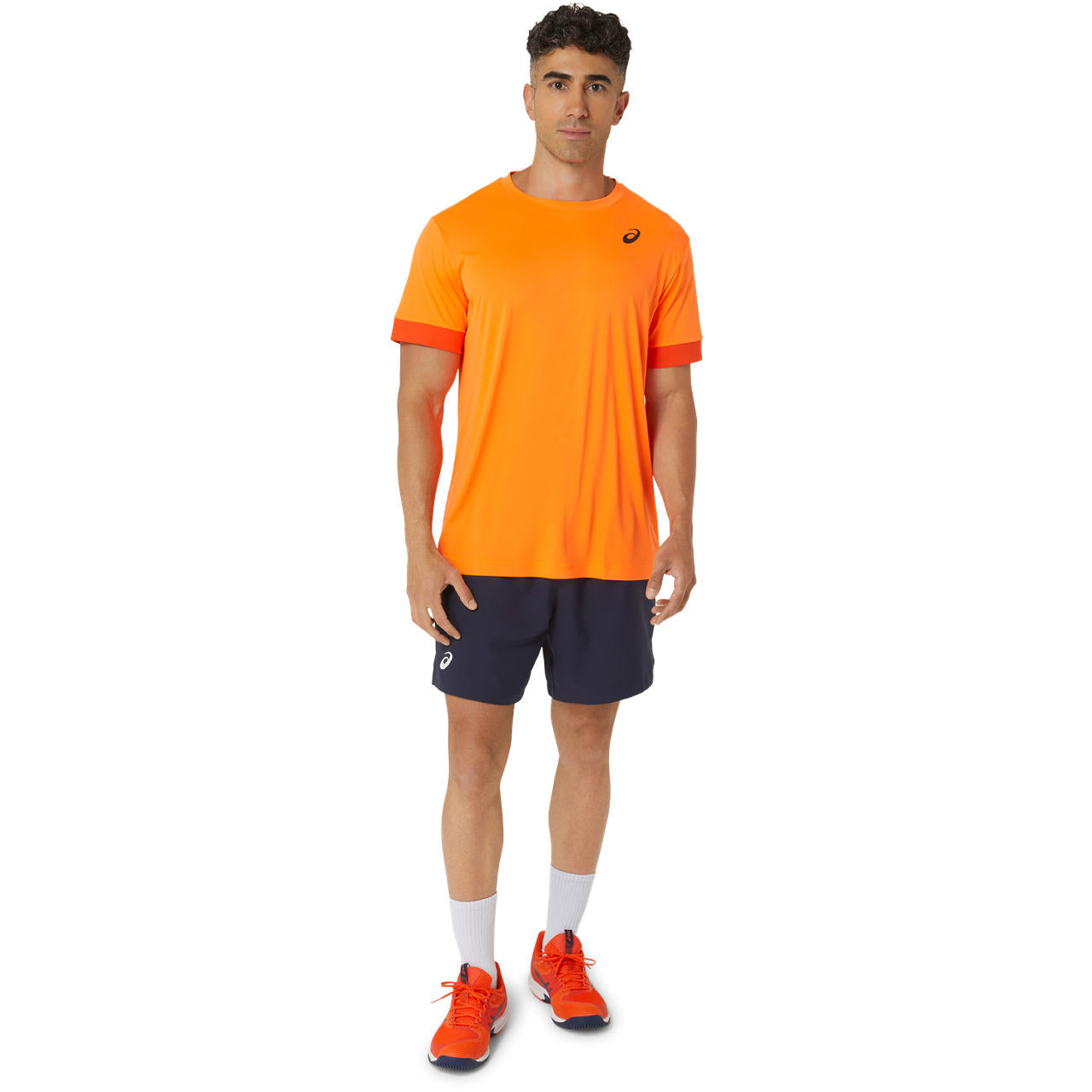 Asics T-Shirt Court SS Top Heren Oranje