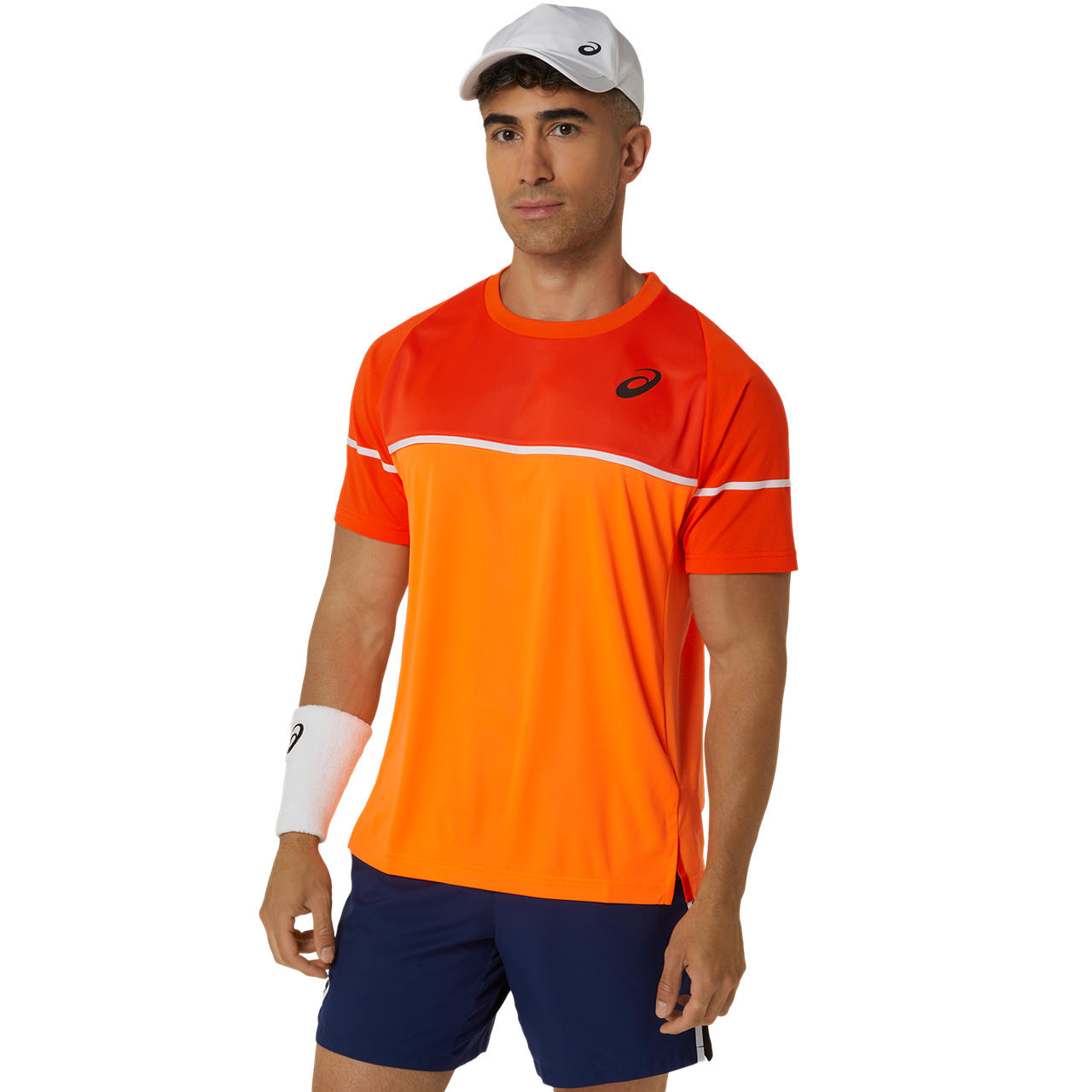 Asics T-Shirt Game SS Top Heren Oranje