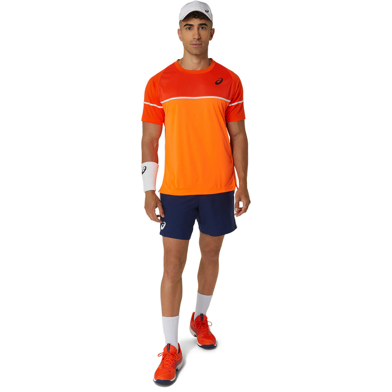 Asics T-Shirt Game SS Top Heren Oranje