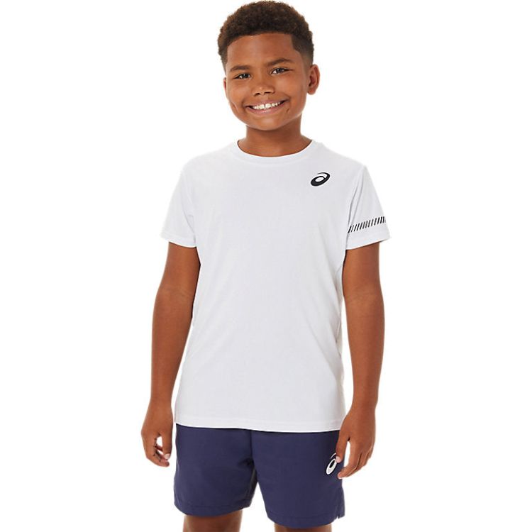 Asics T-Shirt SS Top Boys Junior Wit