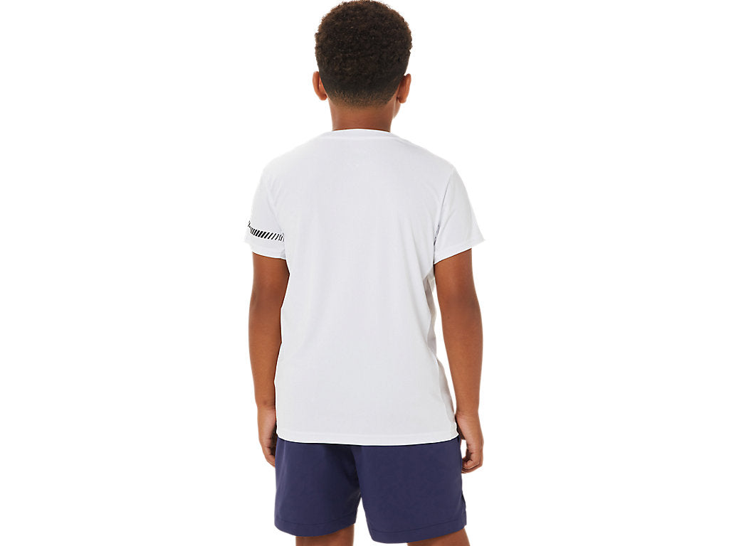 Asics T-Shirt SS Top Boys Junior Wit