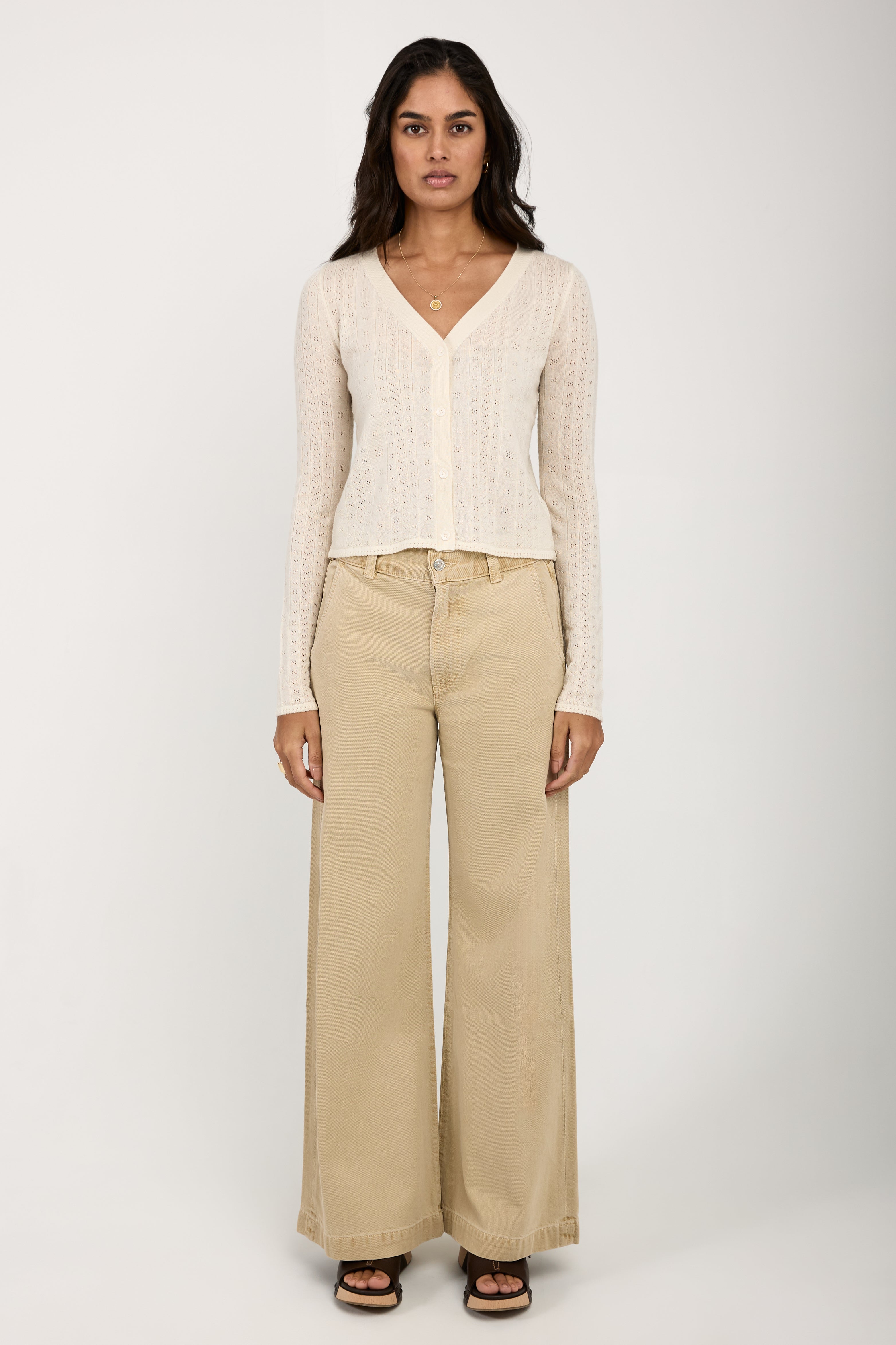 Beverly Trouser Jean in Taos Sand