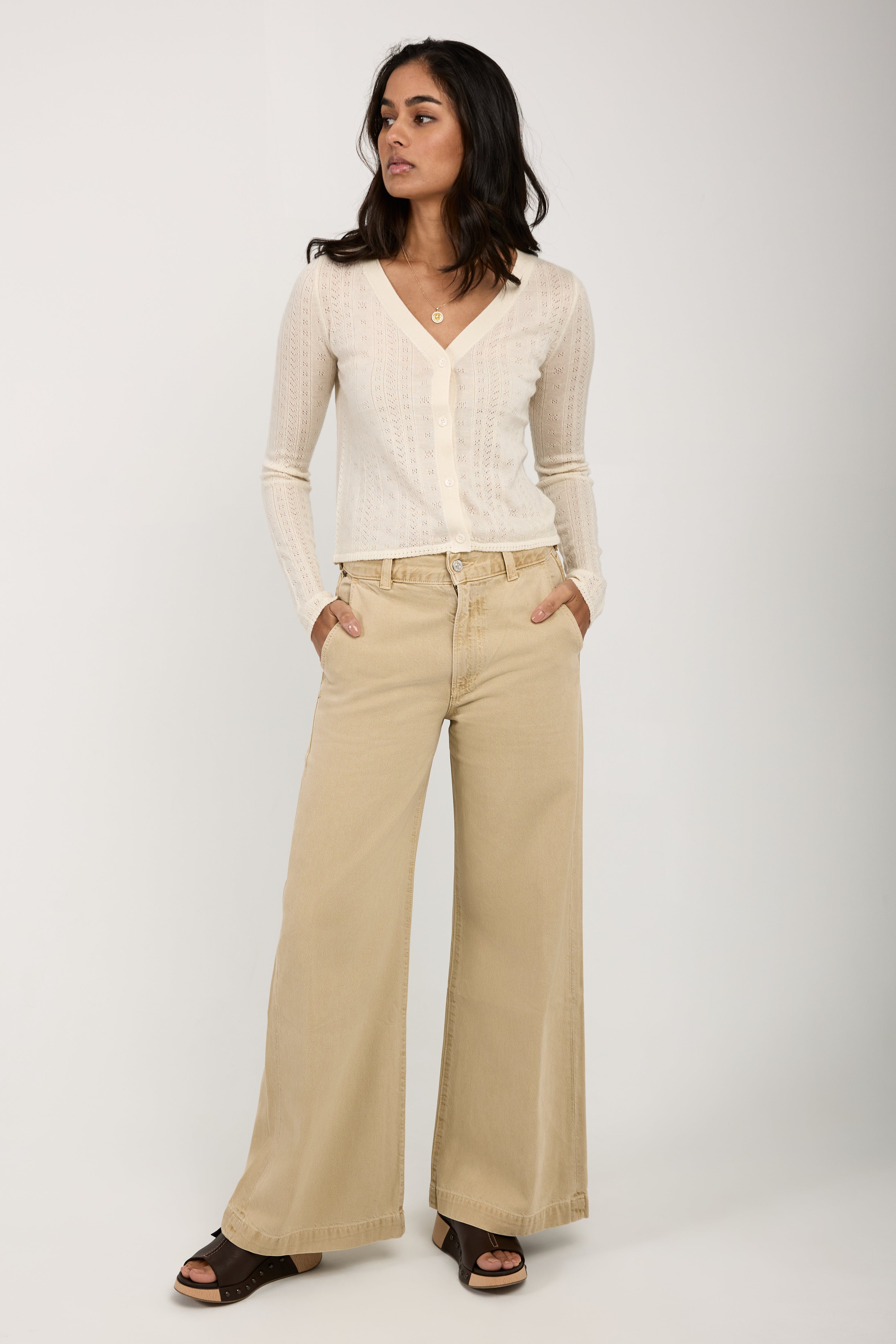 Beverly Trouser Jean in Taos Sand