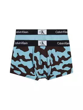 Calvin Klein Boys 'CK Monogram' Boxer Trunks - 2 Pack