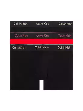 Calvin Klein Mens Low Rise Boxer Trunks (3-Pack)