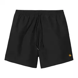 CHASE SWIM TRUNKS BLACK / GOLD