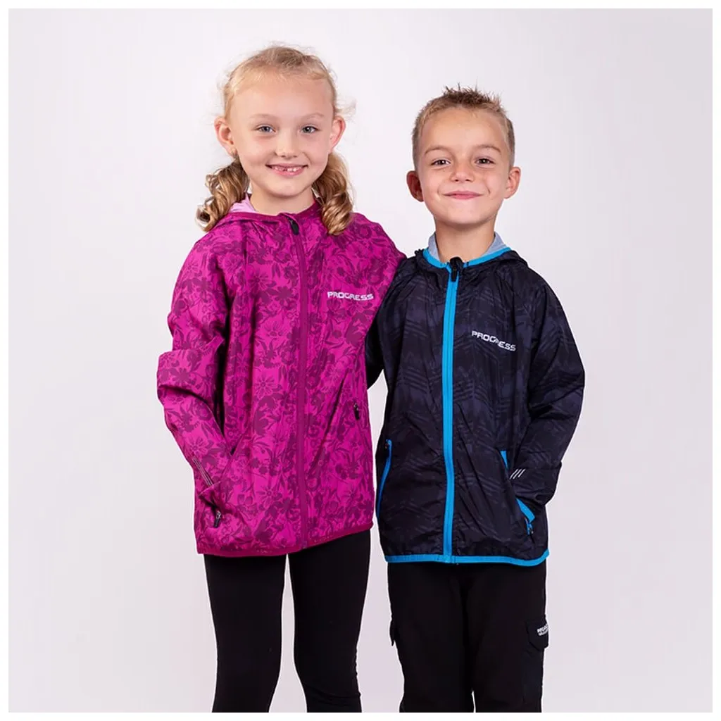 children's windbreaker Progress Valedo fuchsia