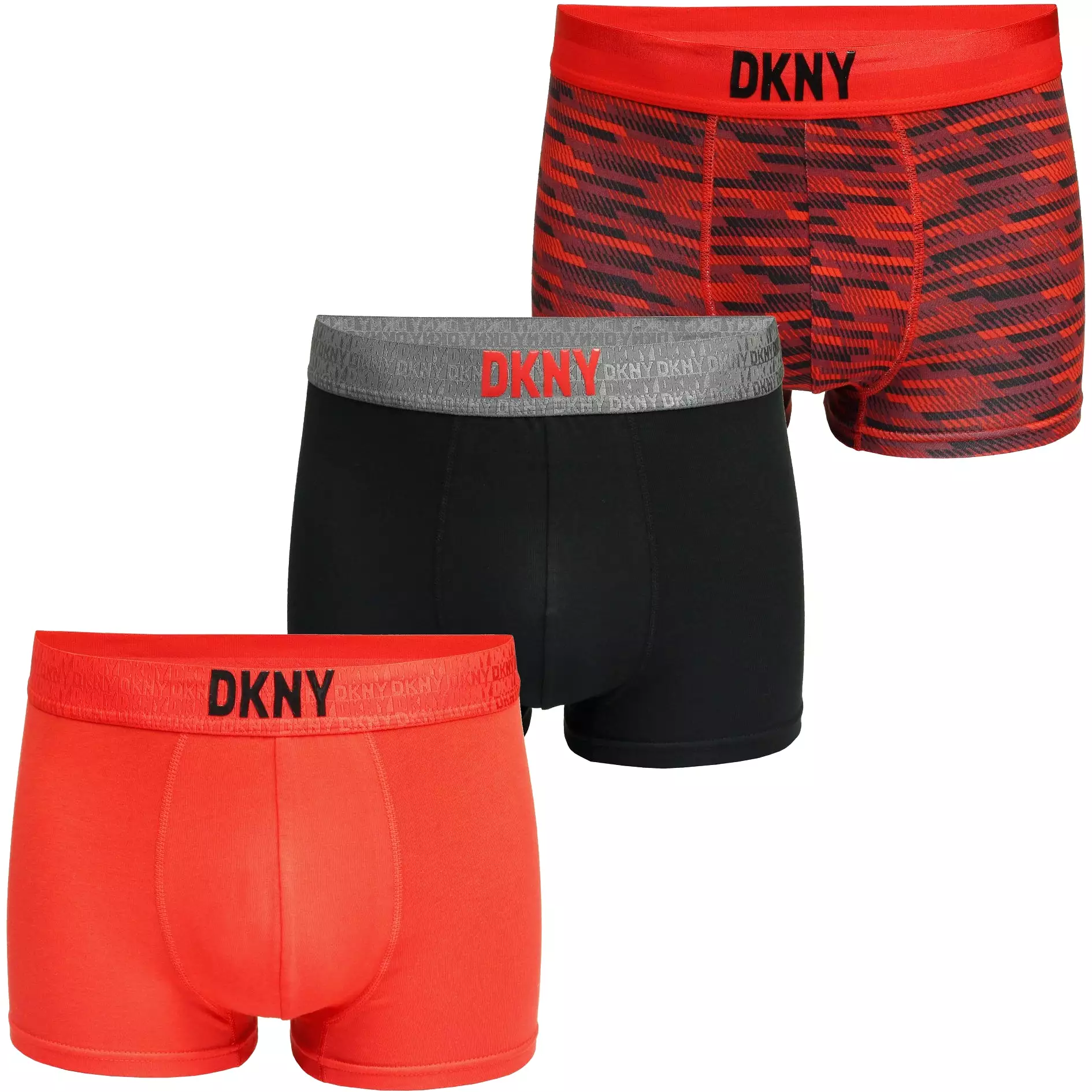 DKNY Mens 'Premium' Supersoft Modal Cotton Boxer Trunks (3-Pack)