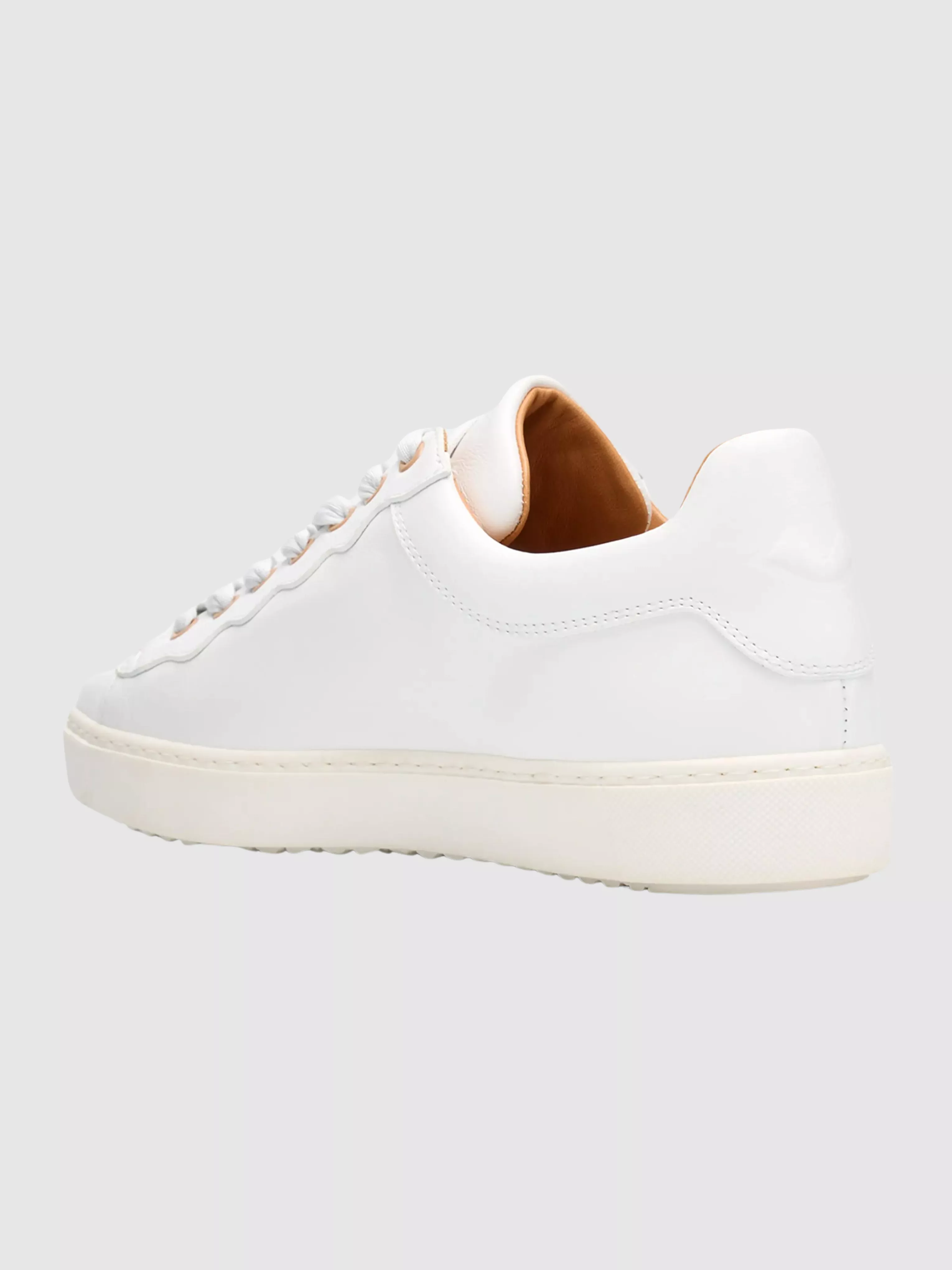 Essie White Sneaker with Logo Laces