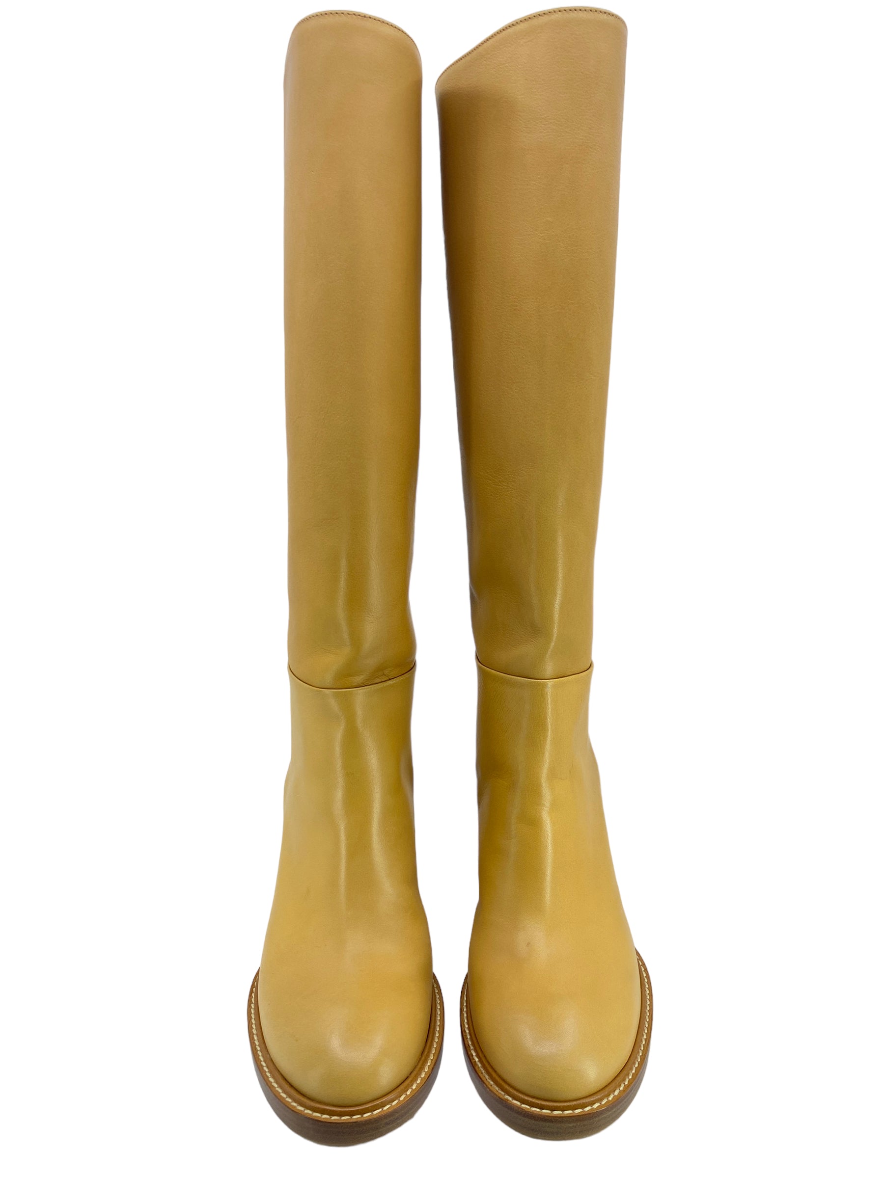 Gabriela Hearst Bocca Leather Knee High Boots Size 8