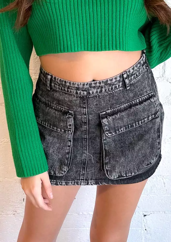 Gidget Pocket Mini Skirt