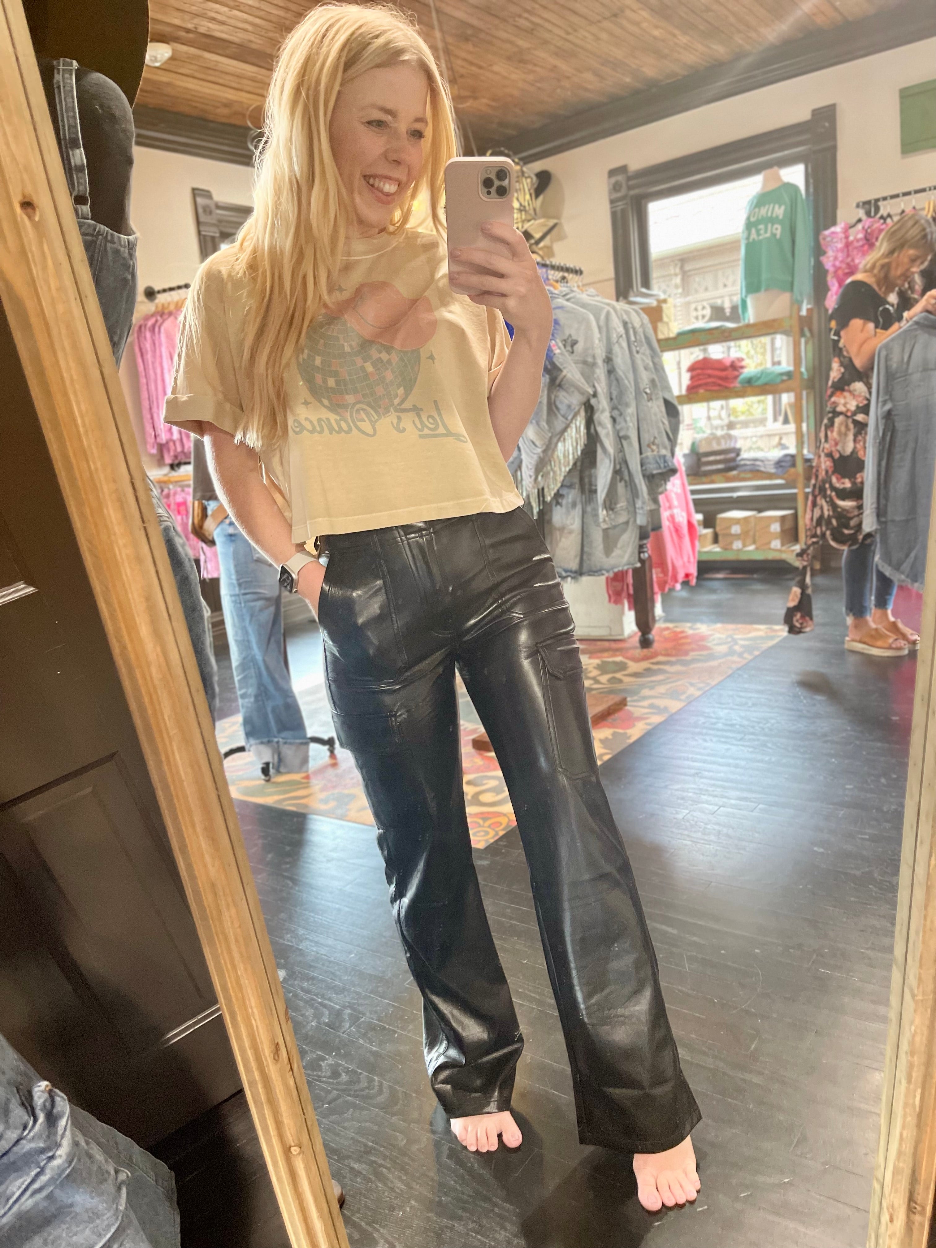 Girl’s Night Out Leather Pants