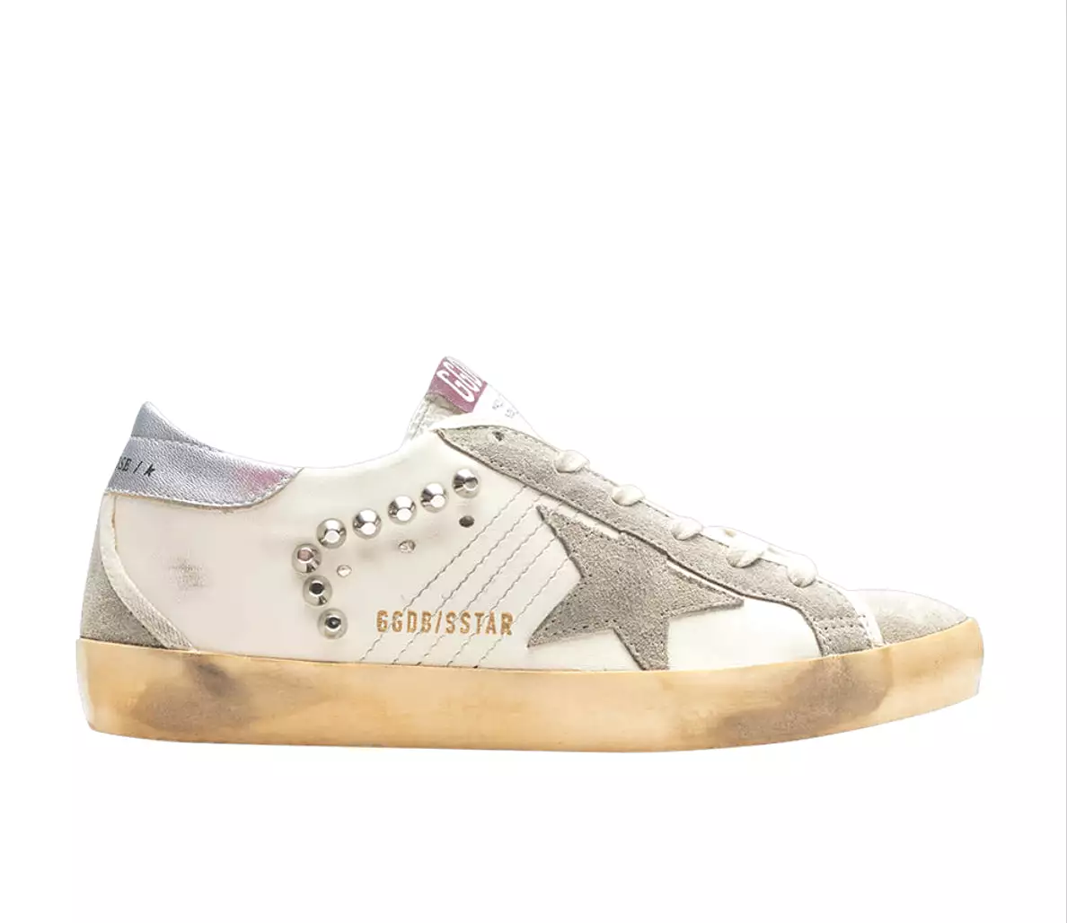 Golden Goose Super Star Classic Sneaker with Studs