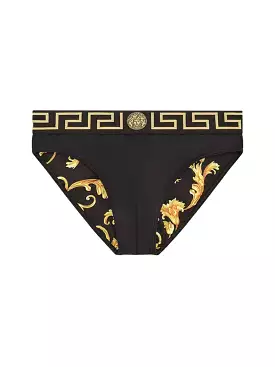 Greca-print swimming trunks