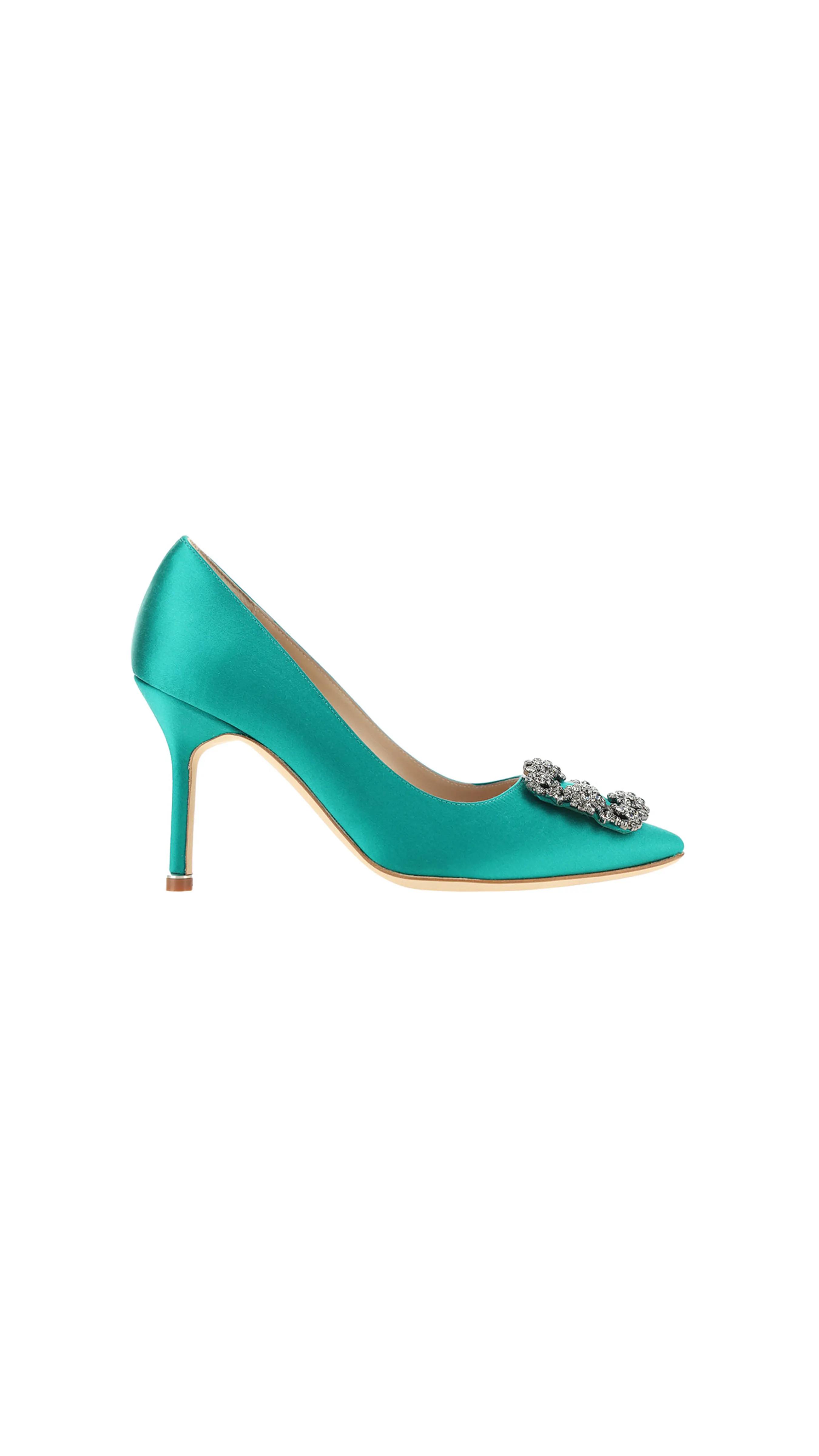 Hangisi 90 Pumps - Emerald