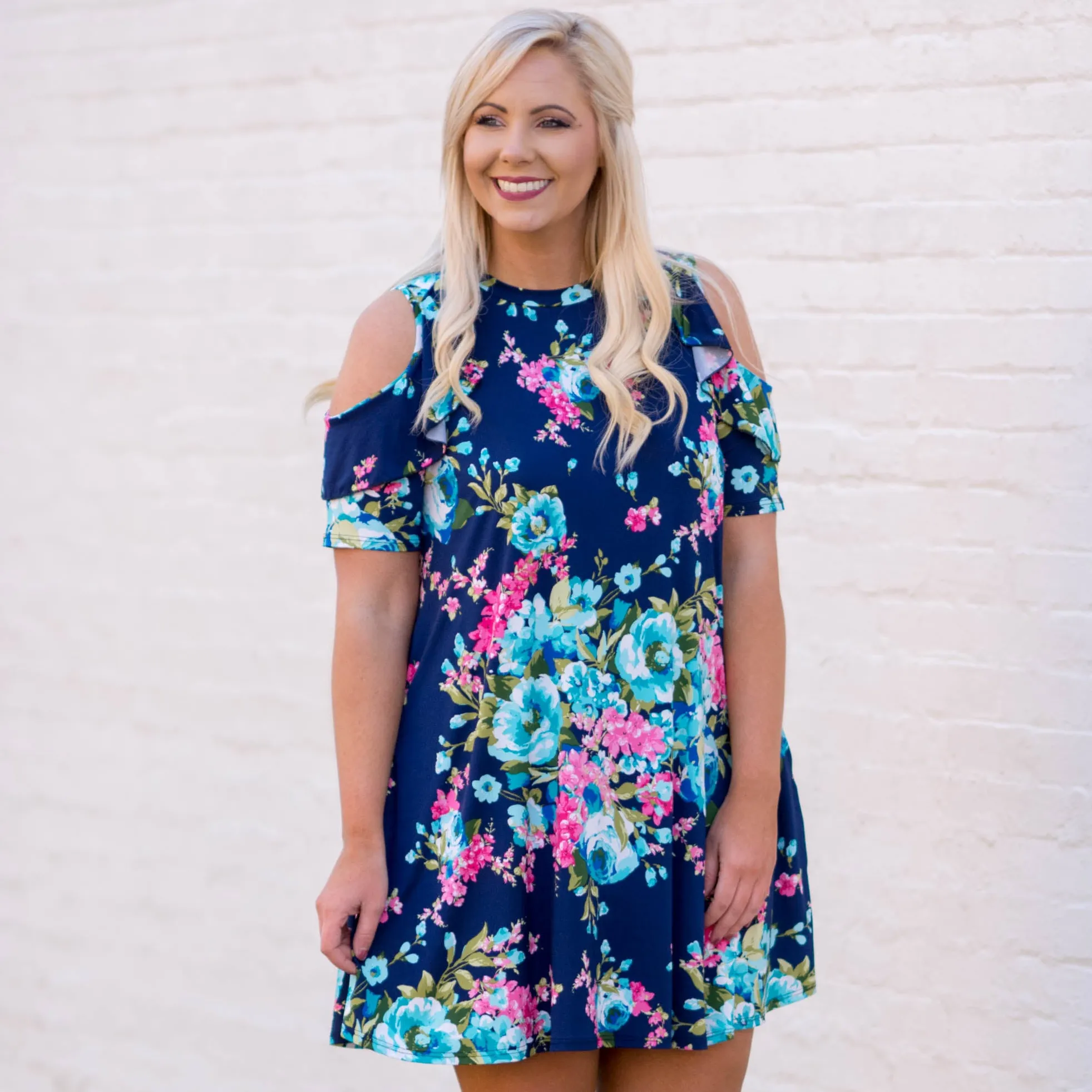 Happy Dreamer Dress, Navy