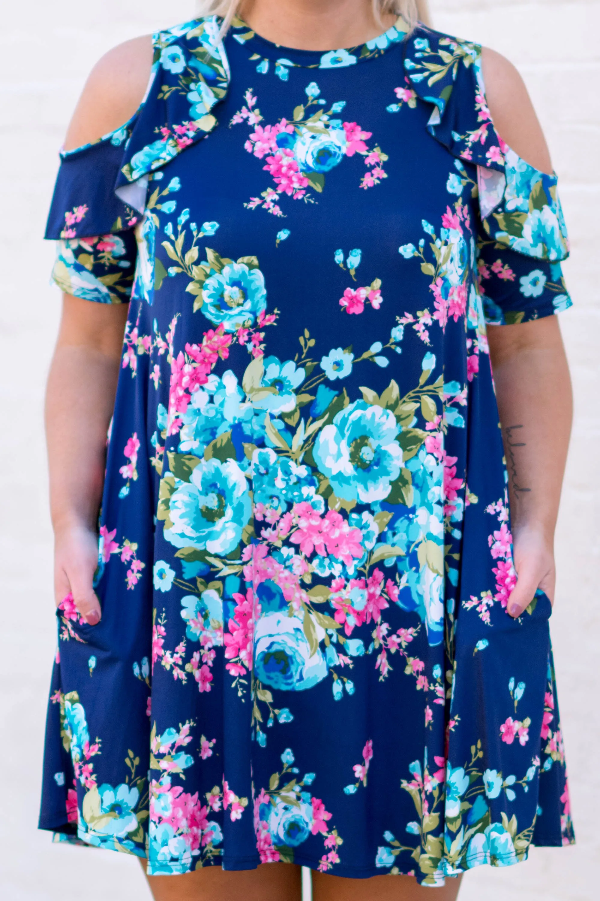 Happy Dreamer Dress, Navy