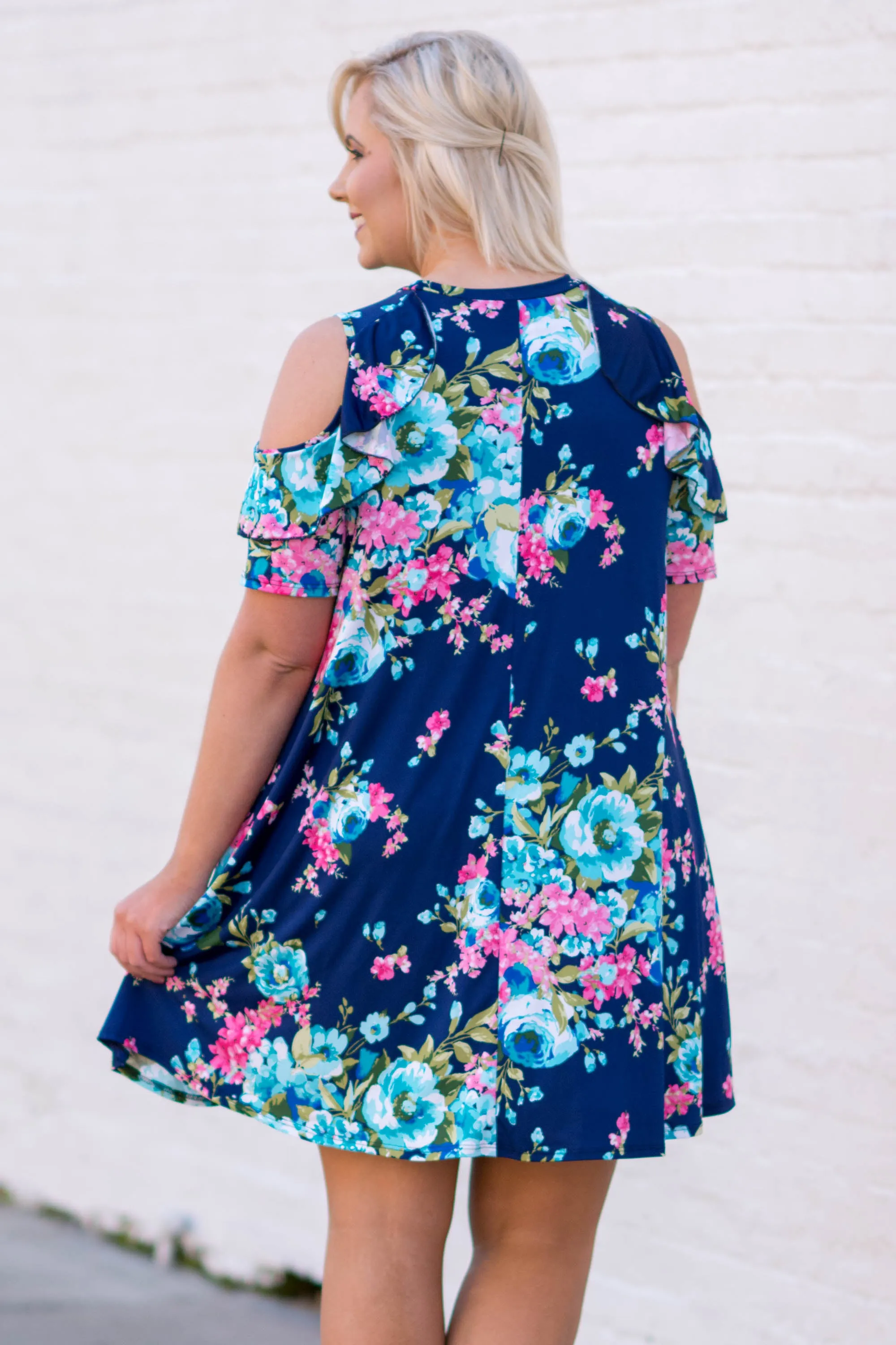 Happy Dreamer Dress, Navy