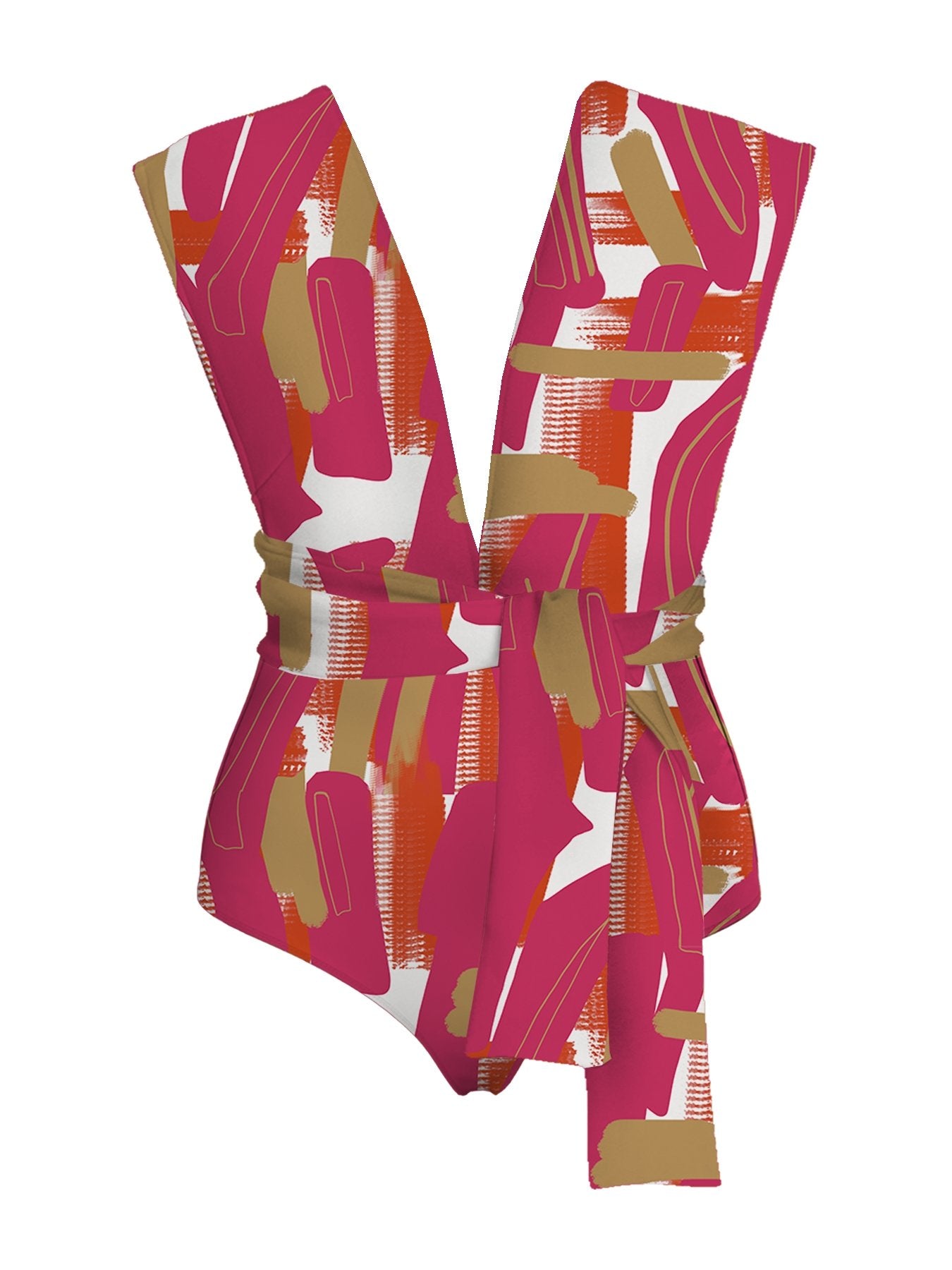 Infinity Swimsuit - Abstract Rose