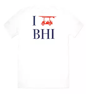 Island Tee - BHI Cart - White