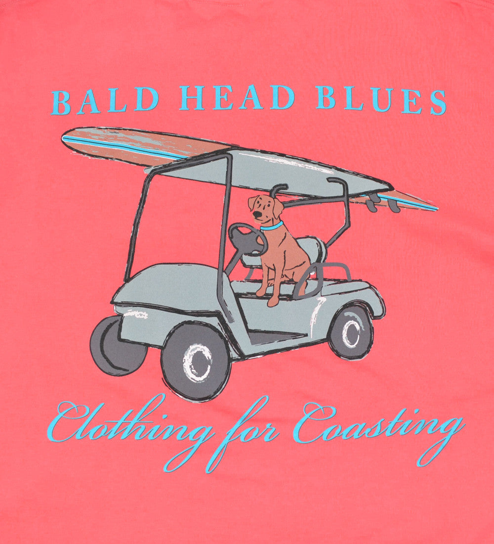 Island Tee - Short Sleeve Dog - Coral