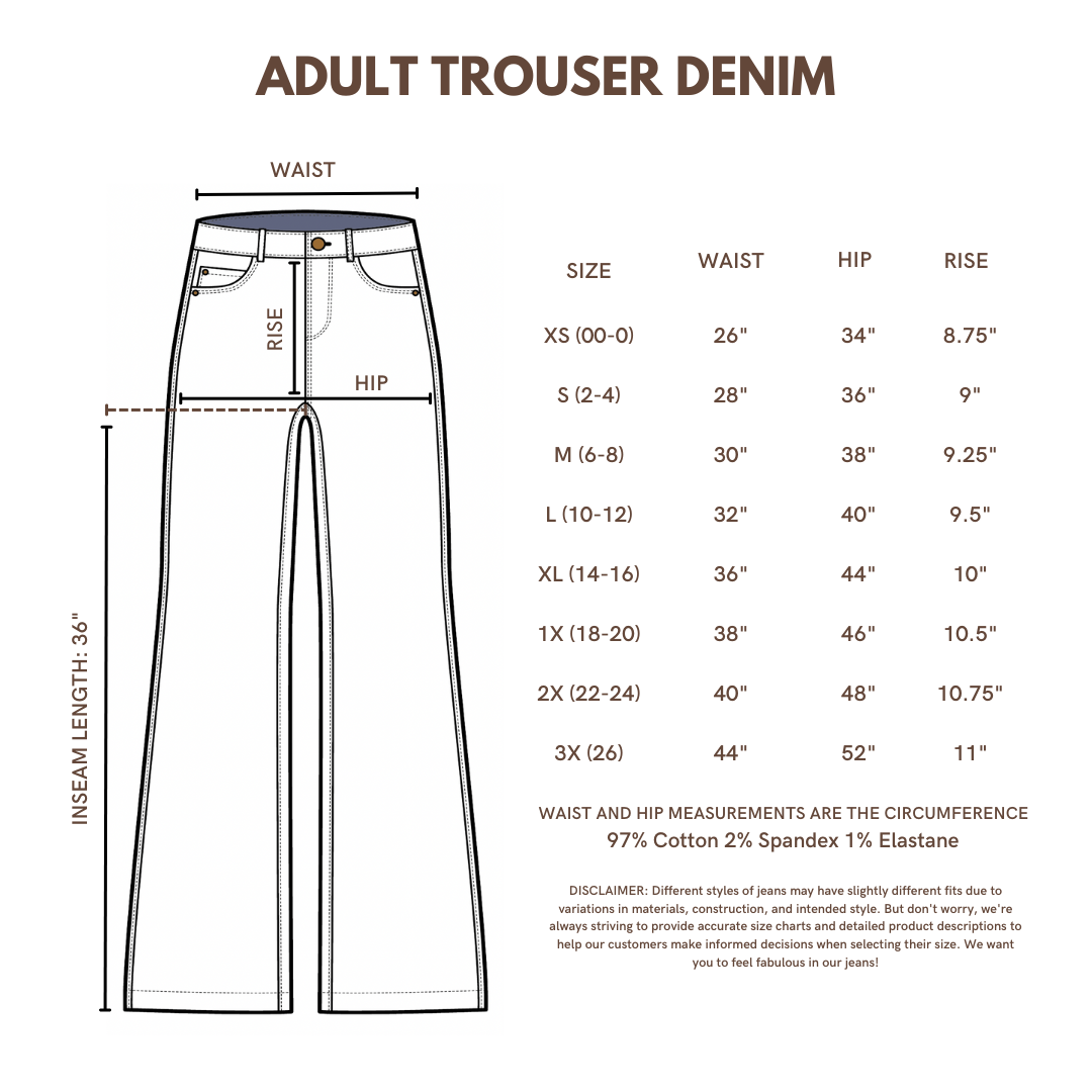 JADE SIGNATURE TROUSER DENIM