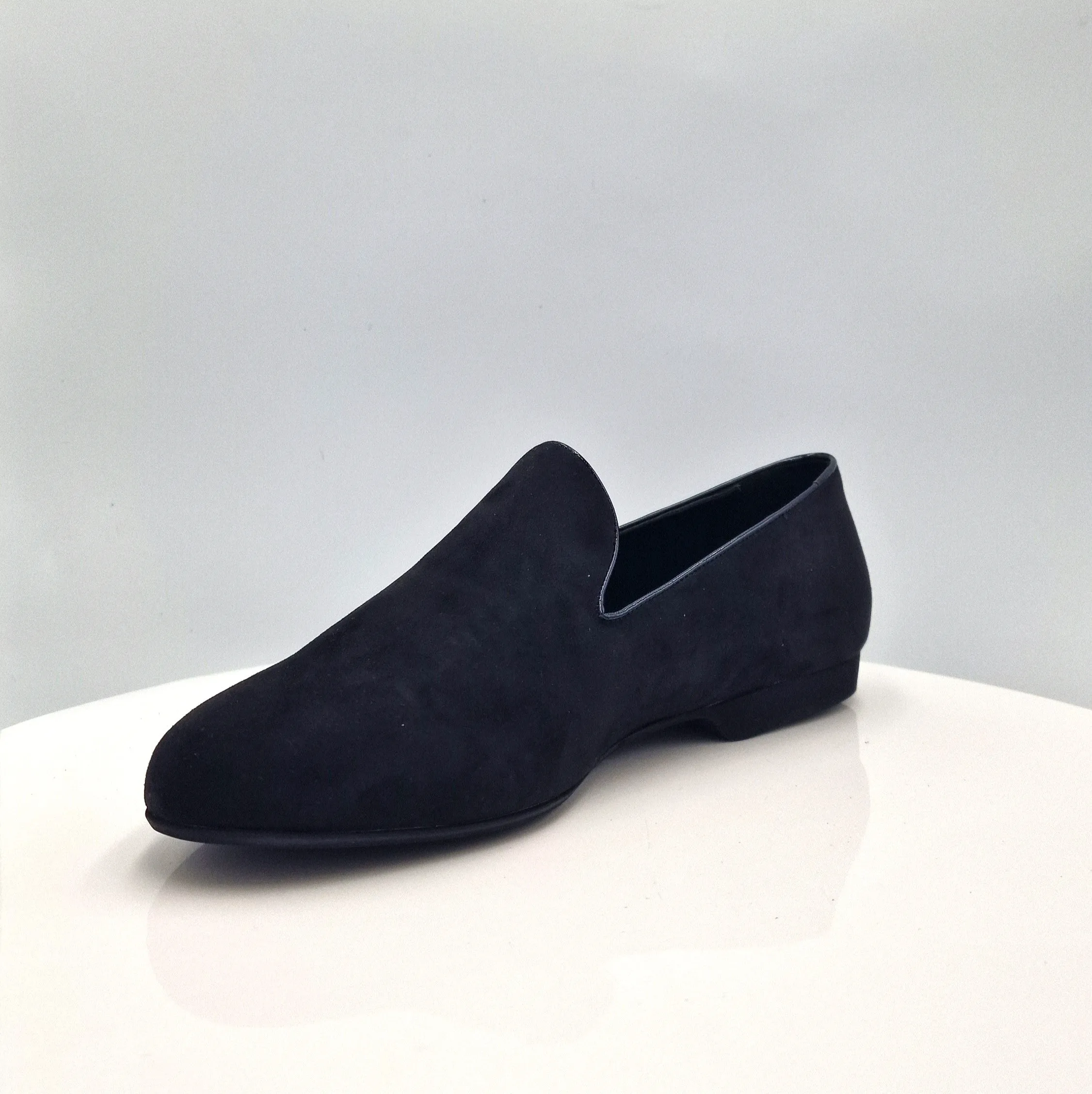 Lidmag Mocassin Black Suede