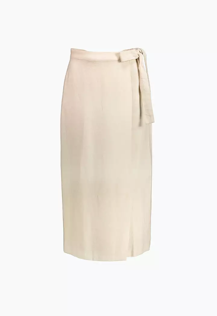 Linen Wrap Skirt