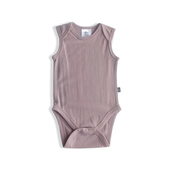 Little Flock of Horrors  - Hadley Sleeveless Bodysuit, Lavender