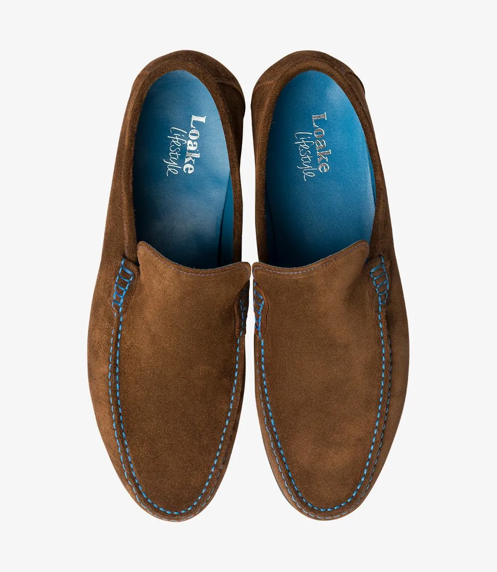 LOAKE Nicholson Moccasin shoe - Polo Suede