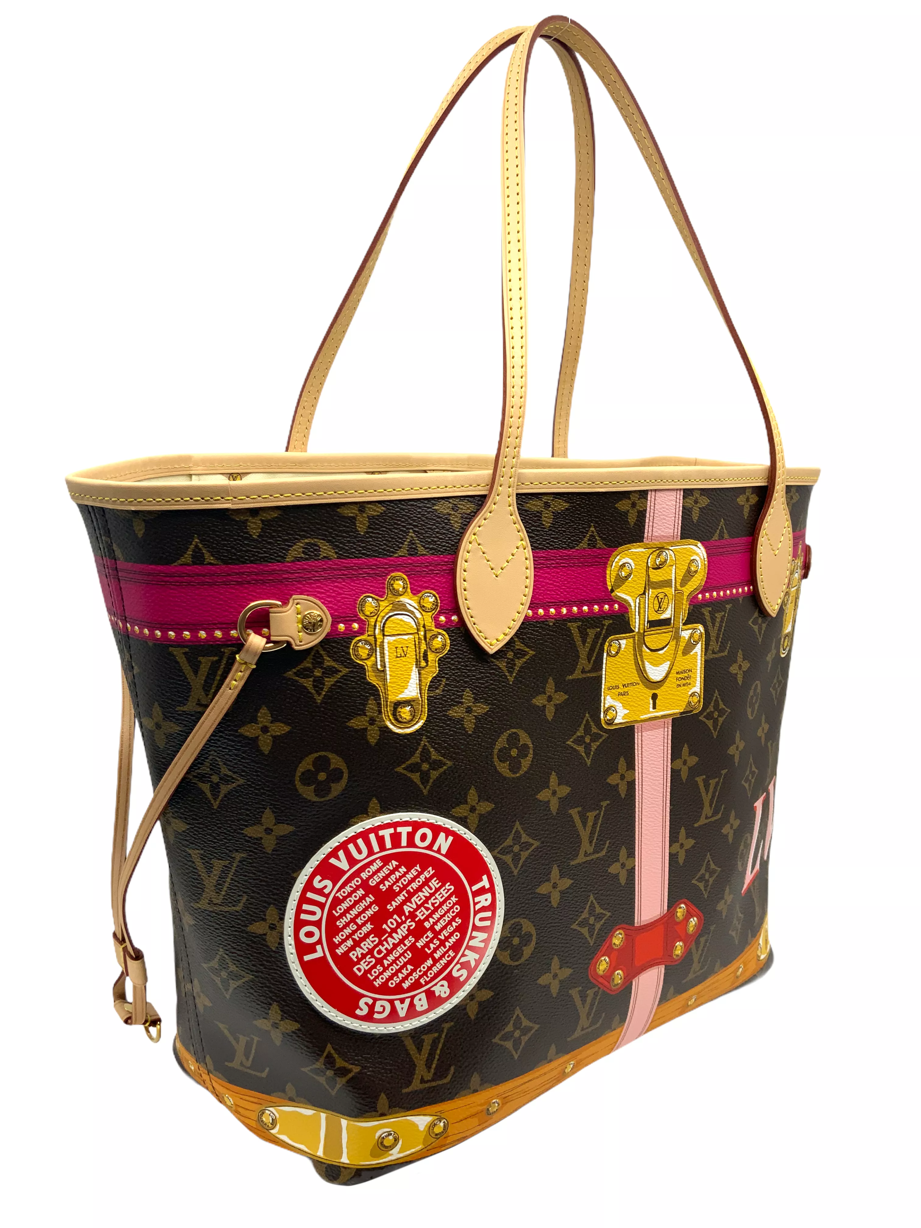 Louis Vuitton Summer Trunks Neo Neverfull MM Tote NEW