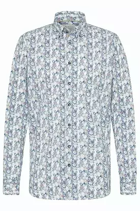 L/S BD FLOWER PRINT   BUGATTI 9350 78834