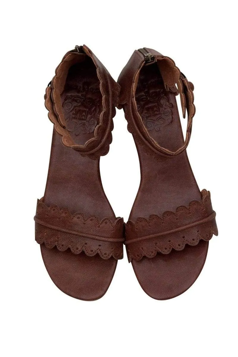 Magdalena Wedges in Vintage Brown