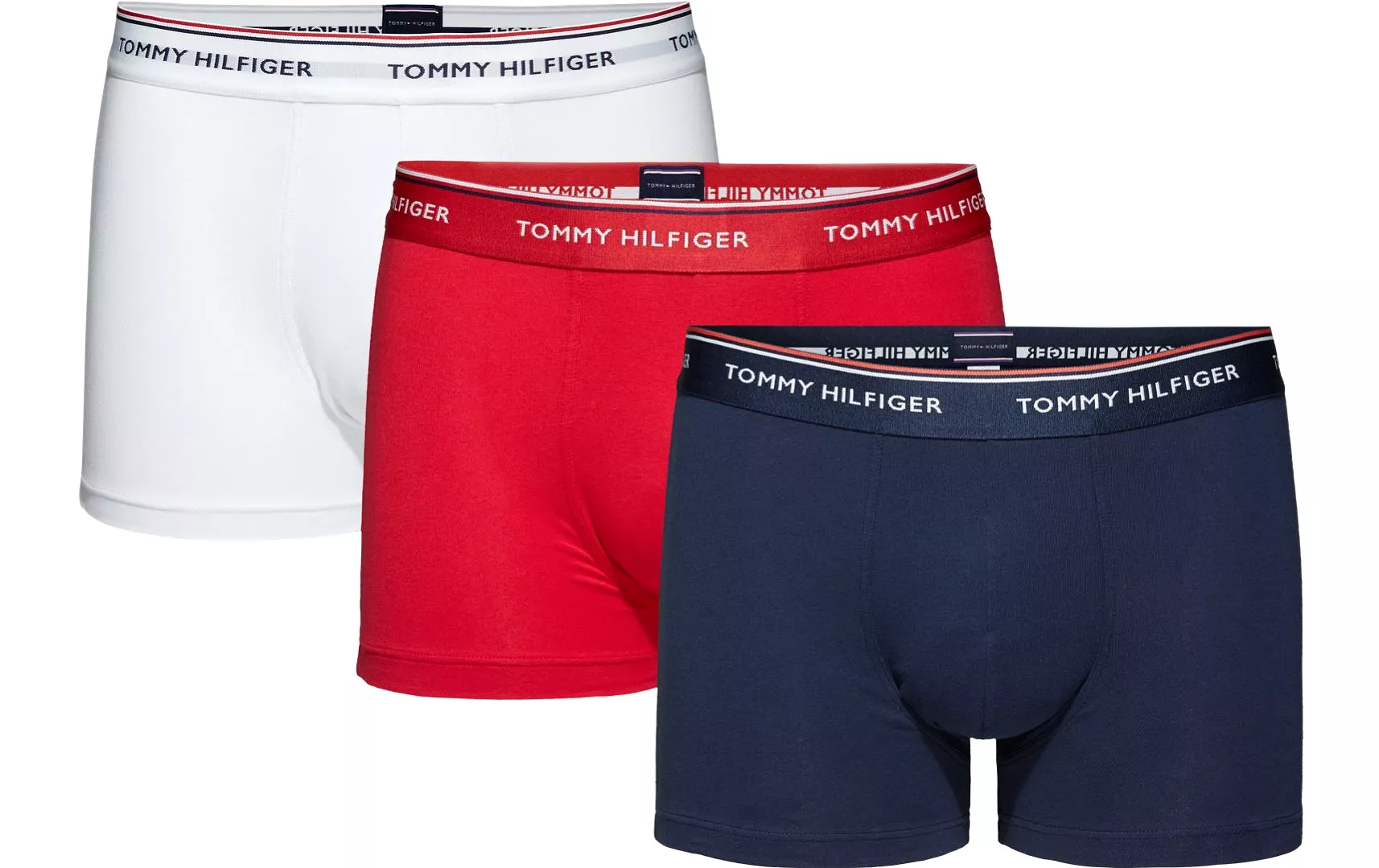 Mens Boxer Shorts/ Trunks by Tommy Hilfiger - Premium Essentials (3 Pack)