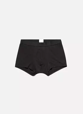 Men's Sea Island Cotton Trunks in Black