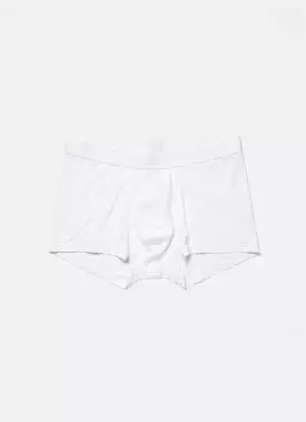 Men's Sea Island Cotton Trunks in White