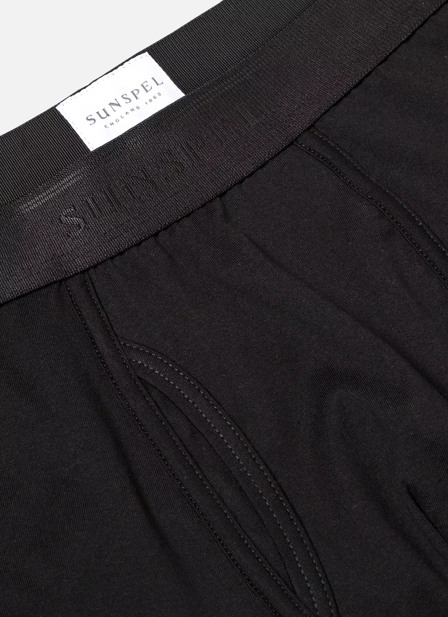 Men's Superfine Cotton Trunks in Black