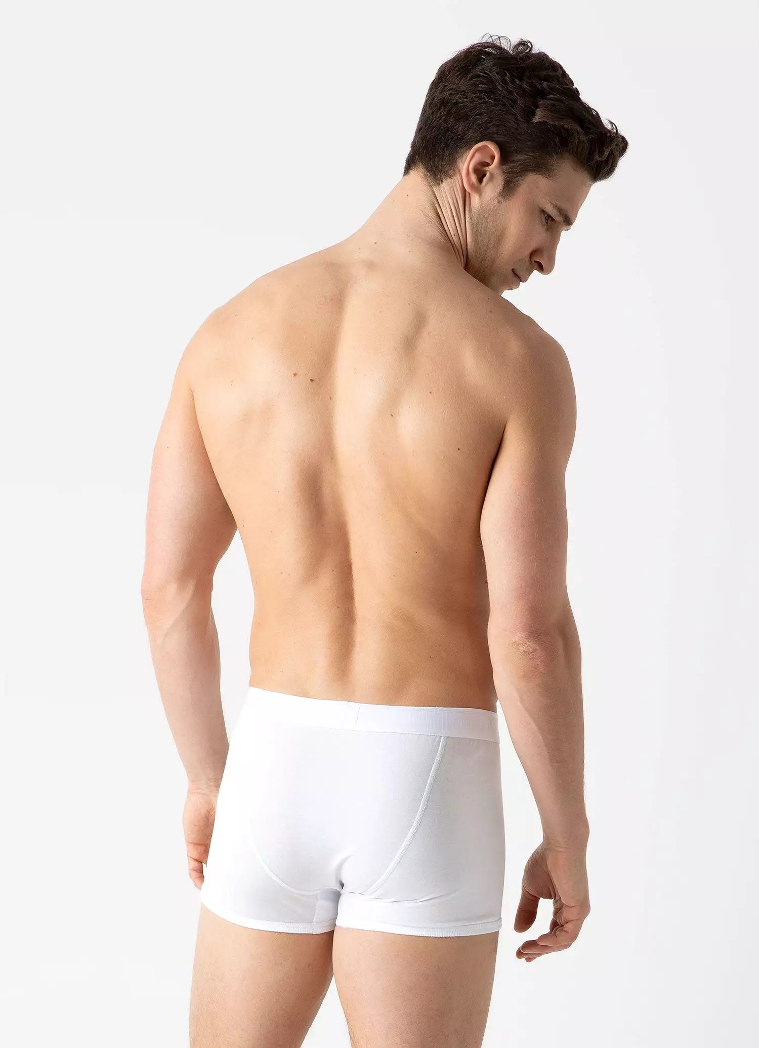 Men's Superfine Cotton Trunks in White