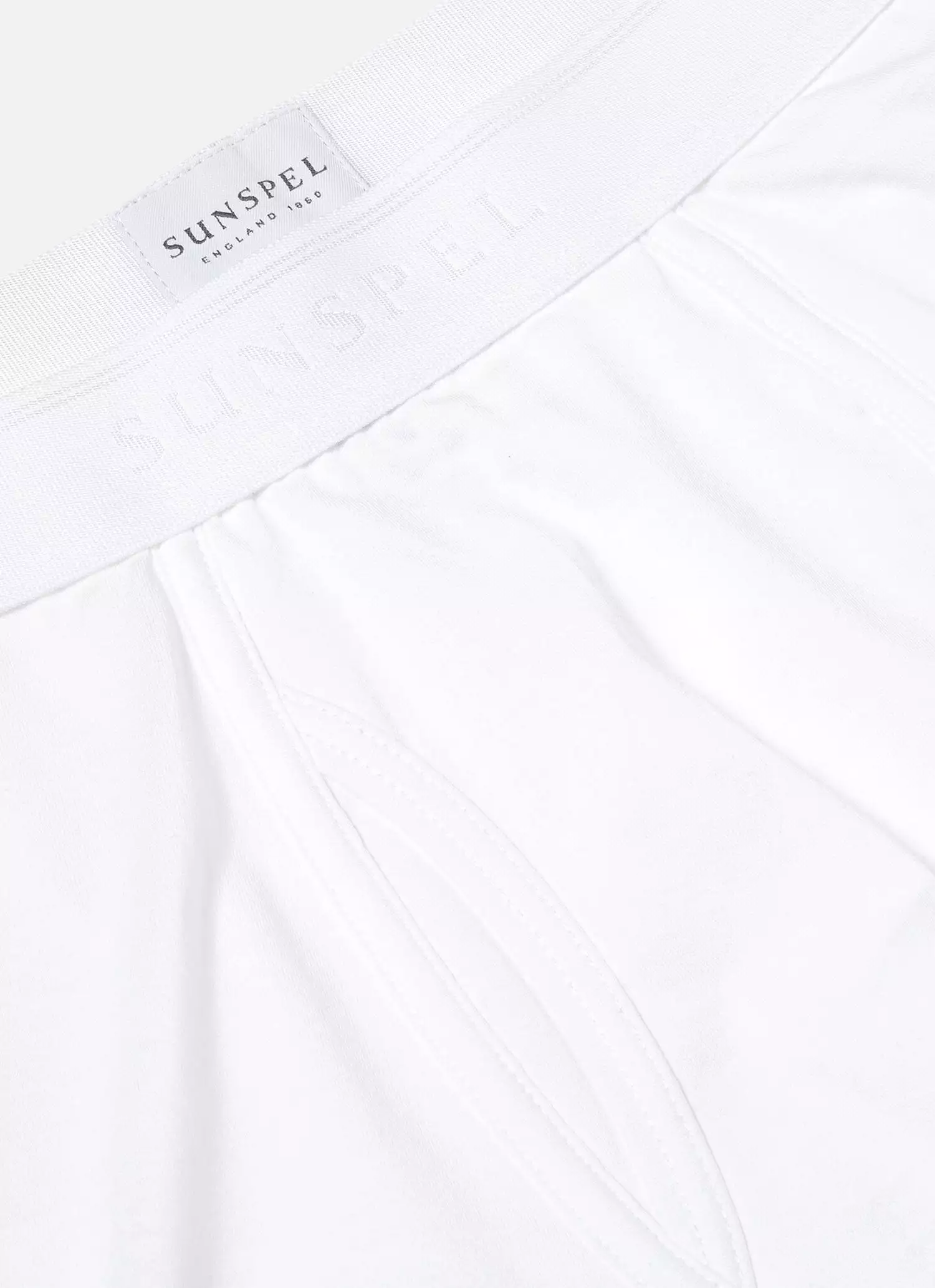 Men's Superfine Cotton Trunks in White