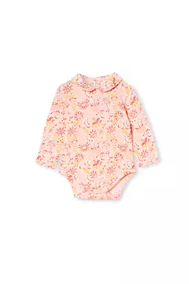 Milky Paisley Bubbysuit Blossom Pink