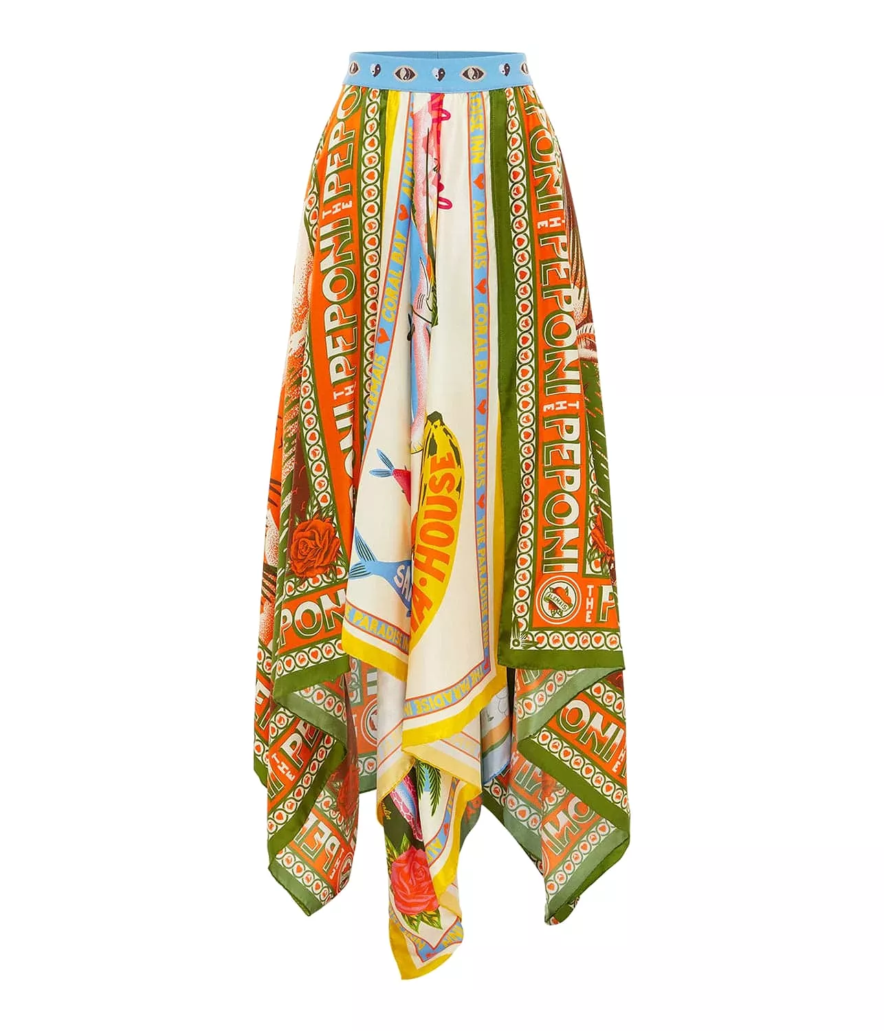 PARADISO SCARF SKIRT- MULTI