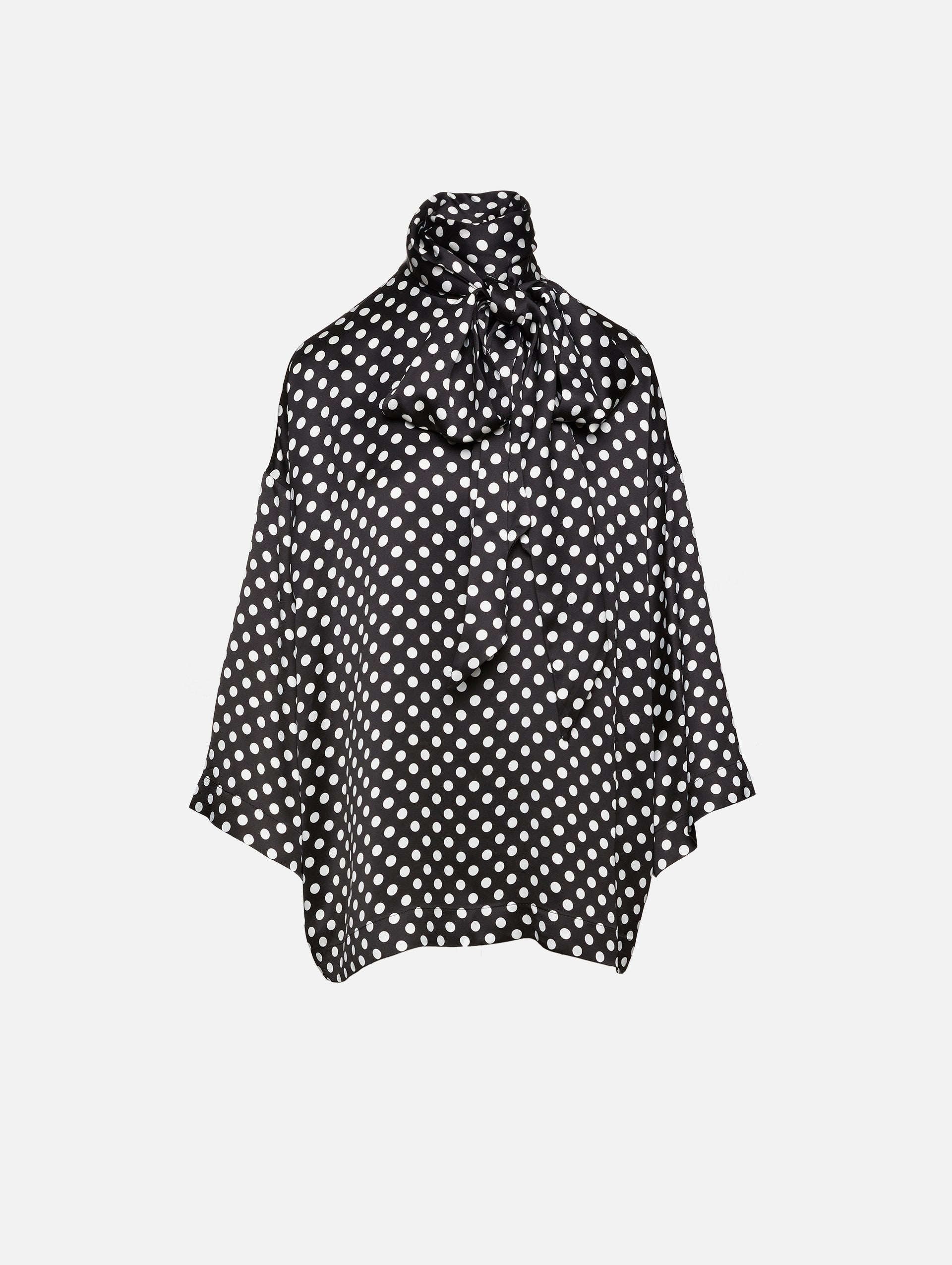 Polka Dot Lavalier Blouse