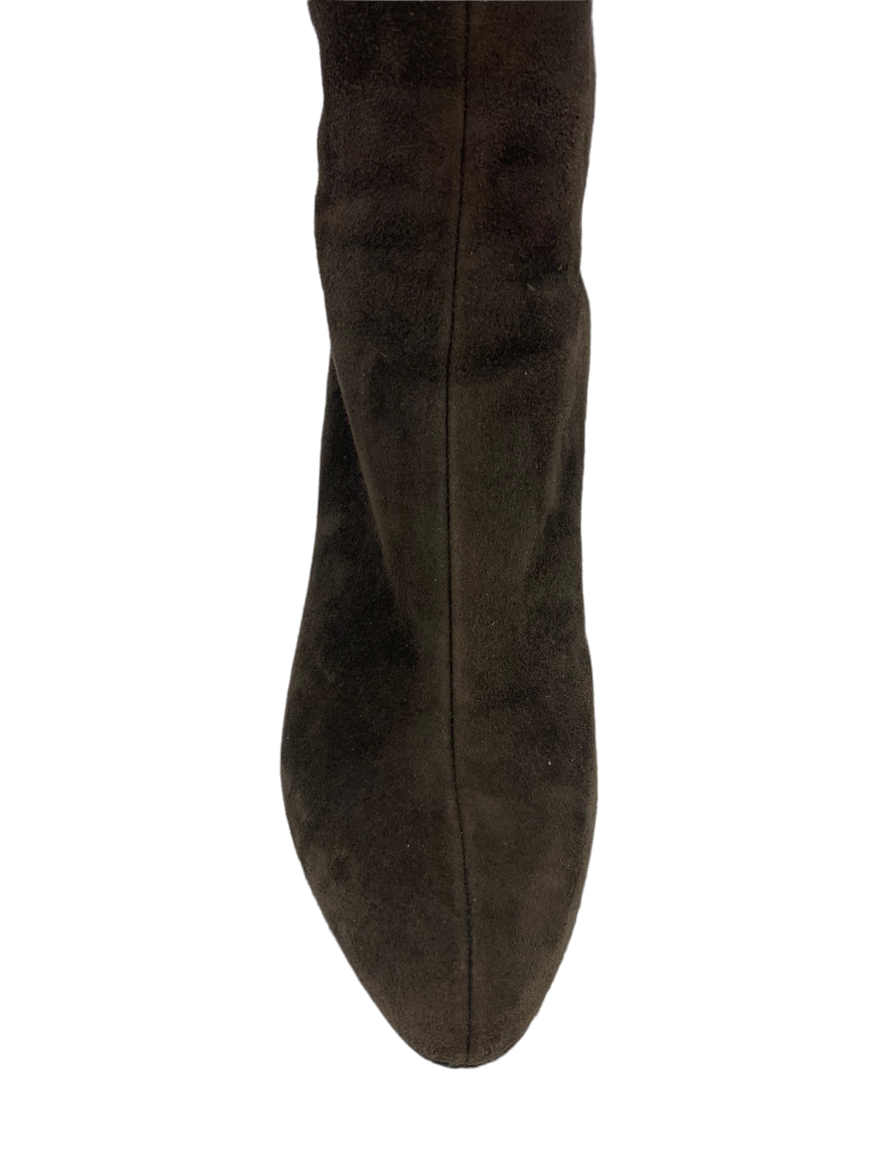 Prada Suede Tall Knee-High Boots Size 7.5