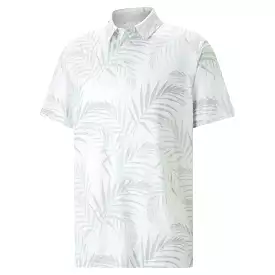 Puma CLOUDSPUN Palm Leaf Polo - White